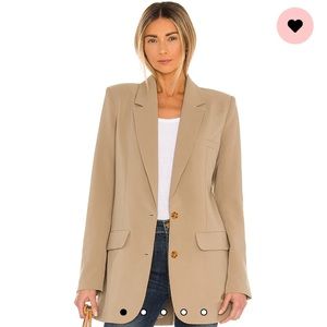 Song of Style S Zella Blazer in Taupe Nude